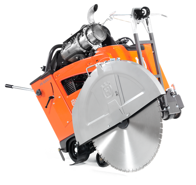 HUSQVARNA FS 5000 D dieselbetriebener & selbstfahrender Fugenschneider Ø 750 mm Menge